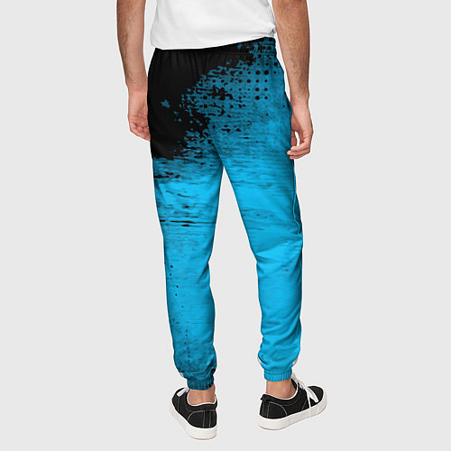 Мужские брюки Manchester City голубая форма / 3D-принт – фото 4