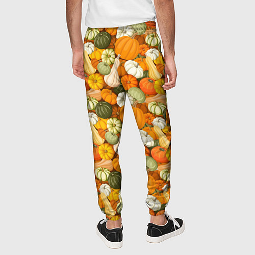 Мужские брюки Тыквы Pumpkin / 3D-принт – фото 4
