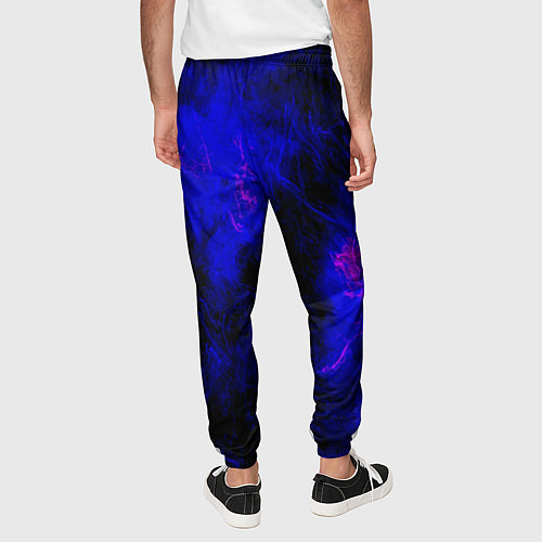 Мужские брюки Purple Tie-Dye / 3D-принт – фото 4