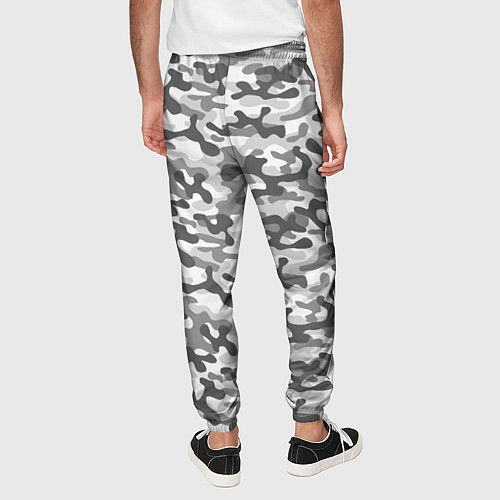 Мужские брюки Серый Городской Камуфляж / 3D-принт – фото 4