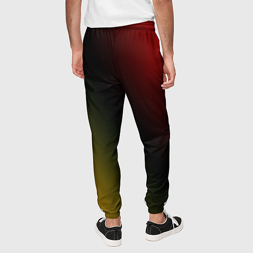 Мужские брюки THE WITCHER 3 - Градиент / 3D-принт – фото 4