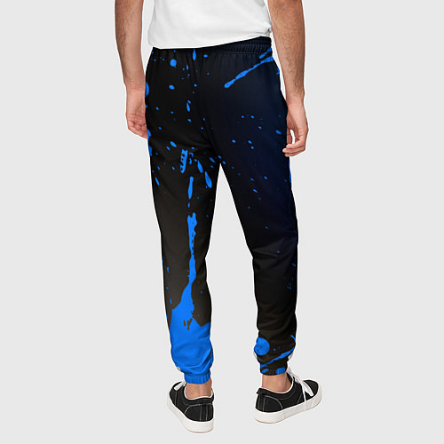 Мужские брюки SUBARU STI Брызги Вертикально / 3D-принт – фото 4