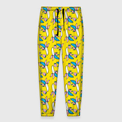 Мужские брюки Летний узор Забавные бананчики