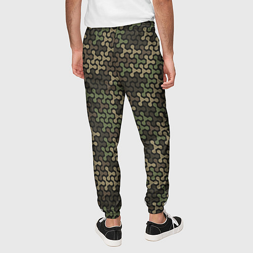 Мужские брюки Абстрактный Охотничий Камуфляж / 3D-принт – фото 4