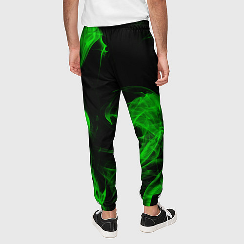 Мужские брюки Skoda: Green Smoke / 3D-принт – фото 4