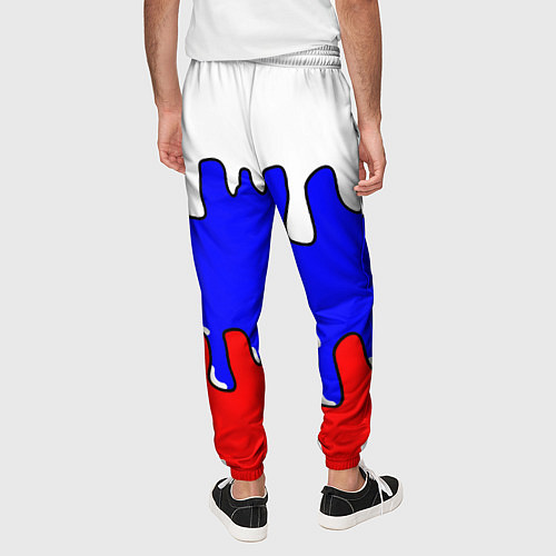 Мужские брюки Триколор Необычный / 3D-принт – фото 4