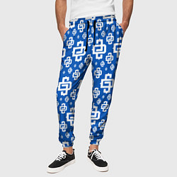 Брюки на резинке мужские Blue Pattern Dope Camo Dope Street Market, цвет: 3D-принт — фото 2