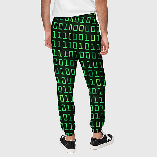 Мужские брюки Двоичный Код Binary Code / 3D-принт – фото 4