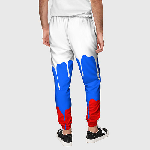 Мужские брюки Флаг герб russia / 3D-принт – фото 4