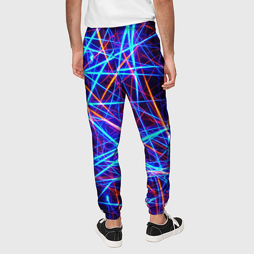 Мужские брюки Neon pattern Fashion 2055 / 3D-принт – фото 4