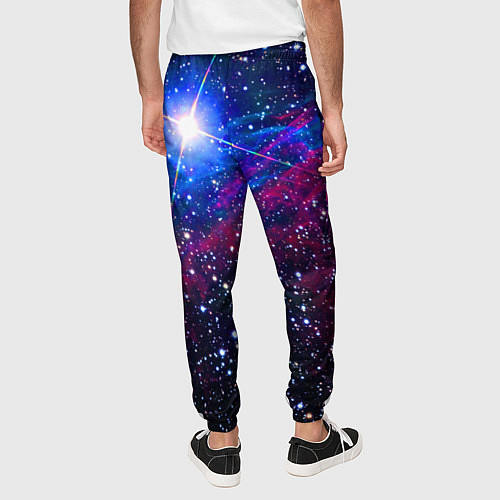 Мужские брюки Открытый космос Star Neon / 3D-принт – фото 4