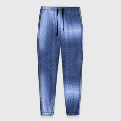Мужские брюки Синий звездный современный узор