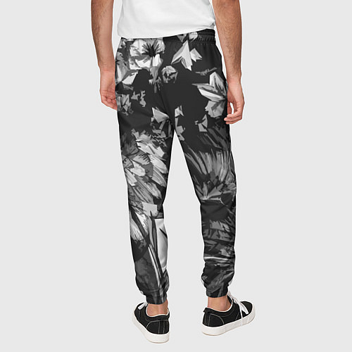 Мужские брюки Смерть в цветах Дополнение Коллекция Get inspired! / 3D-принт – фото 4