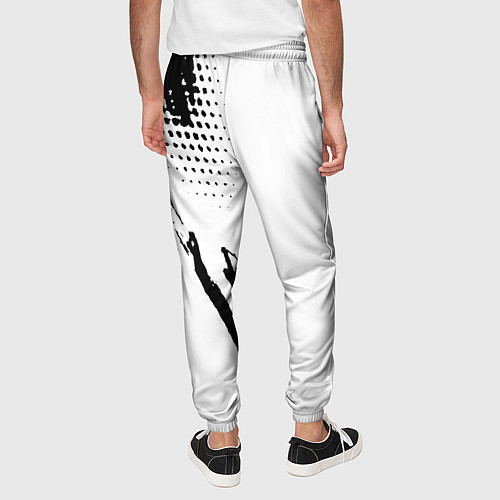Мужские брюки The prodigy - логотип / 3D-принт – фото 4