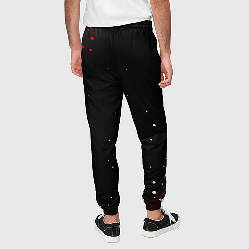 Мужские брюки Undertale брызги красок / 3D-принт – фото 4
