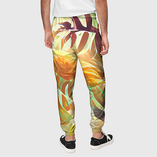 Мужские брюки Fern leaves / 3D-принт – фото 4