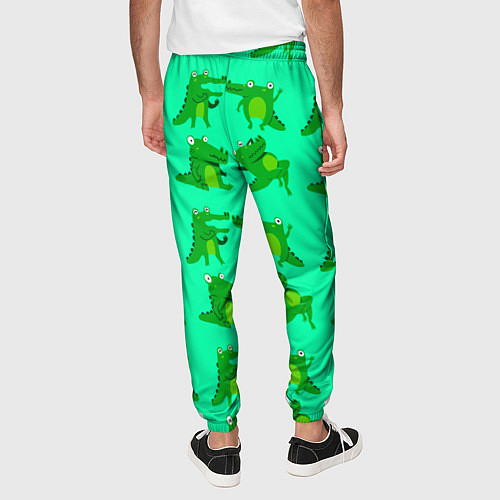 Мужские брюки FUNNY CROCODILES / 3D-принт – фото 4
