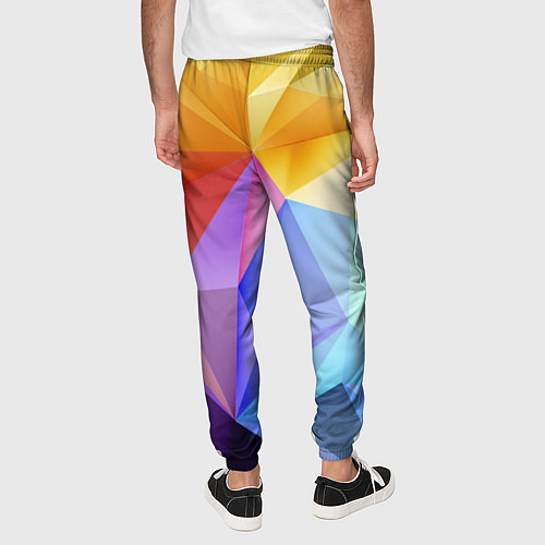 Мужские брюки Зд радуга / 3D-принт – фото 4