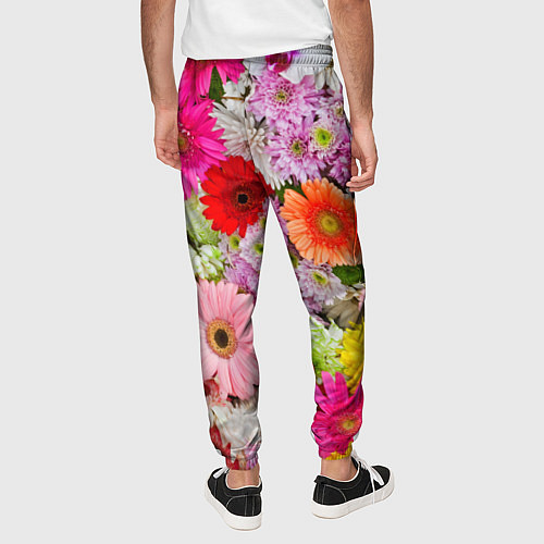 Мужские брюки BEAUTIFUL FLOWERS / 3D-принт – фото 4