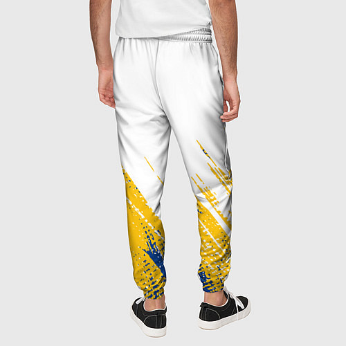 Мужские брюки Real madrid краска / 3D-принт – фото 4