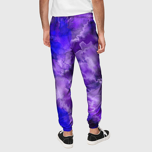 Мужские брюки Космический хаос / 3D-принт – фото 4