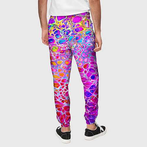 Мужские брюки Красочные всплески красок Экспрессия / 3D-принт – фото 4