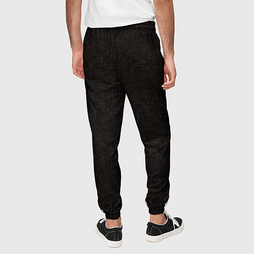 Мужские брюки Текстурированный угольно-черный / 3D-принт – фото 4