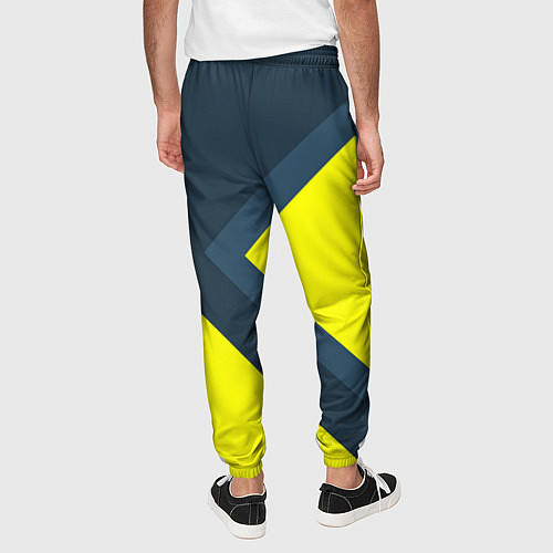Мужские брюки Геометрическая Стрелка / 3D-принт – фото 4
