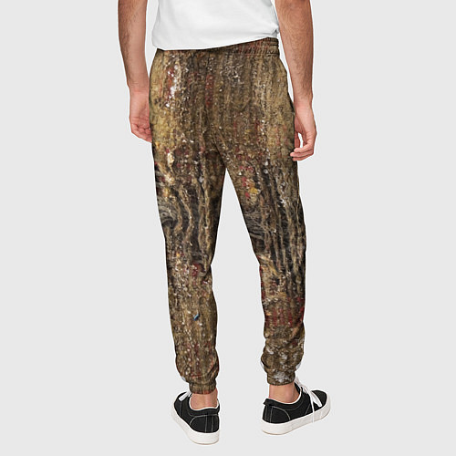 Мужские брюки Хайповая грязная рванина / 3D-принт – фото 4