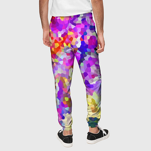 Мужские брюки Летняя мозаика / 3D-принт – фото 4