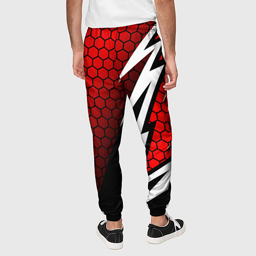 Мужские брюки Джиу - Джитсу : Красная броня / 3D-принт – фото 4