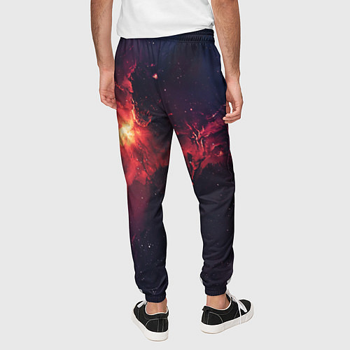 Мужские брюки Красивая космическая туманность / 3D-принт – фото 4