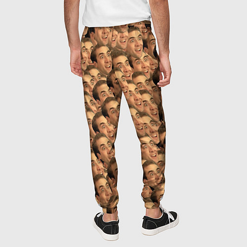 Мужские брюки Николас Кейдж мем / 3D-принт – фото 4