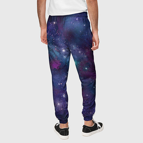 Мужские брюки Бесконечность звездного неба / 3D-принт – фото 4