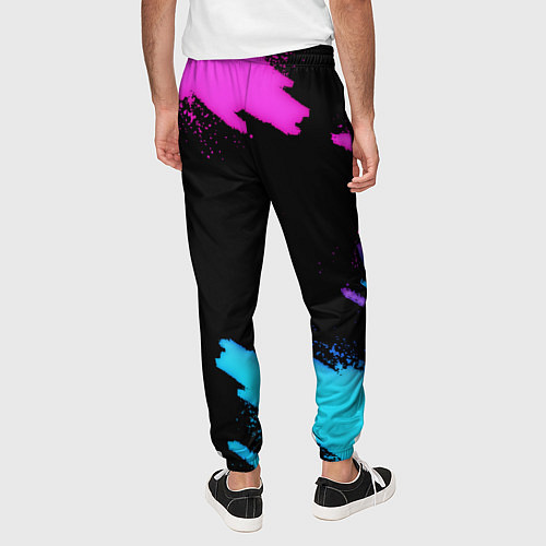 Мужские брюки Stray neon / 3D-принт – фото 4