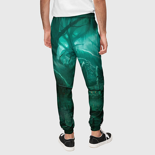 Мужские брюки Причал у болота / 3D-принт – фото 4
