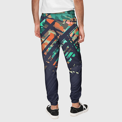Мужские брюки Текстурный камуфляж / 3D-принт – фото 4