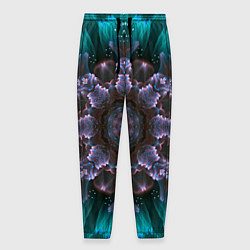 Мужские брюки Космический сайфай цветок