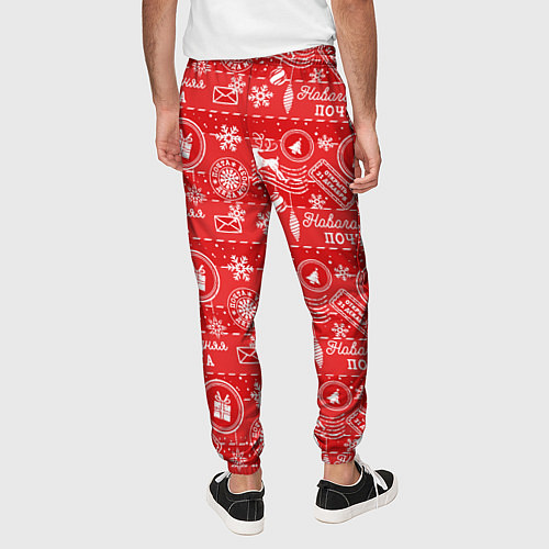 Мужские брюки Посылка от Деда Мороза / 3D-принт – фото 4