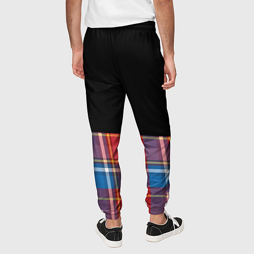 Мужские брюки Классическая шотландка / 3D-принт – фото 4