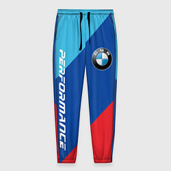 Брюки на резинке мужские Bmw - m colors, цвет: 3D-принт