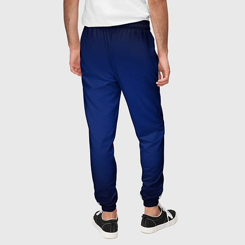 Мужские брюки Сапфировый градиент / 3D-принт – фото 4