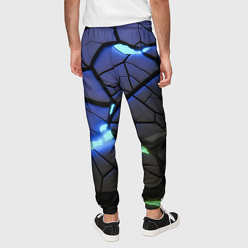 Мужские брюки Светящаяся лава / 3D-принт – фото 4