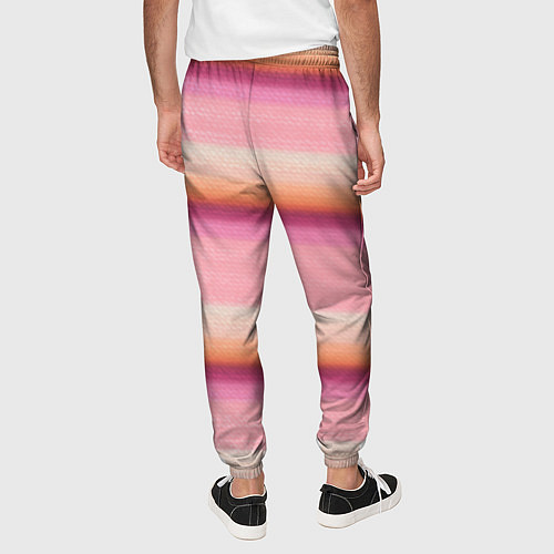Мужские брюки Энид Синклер с Уэнсдей Аддамс - текстура свитера / 3D-принт – фото 4