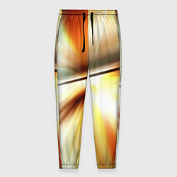 Брюки на резинке мужские Абстрактные светлые лучи из тени, цвет: 3D-принт