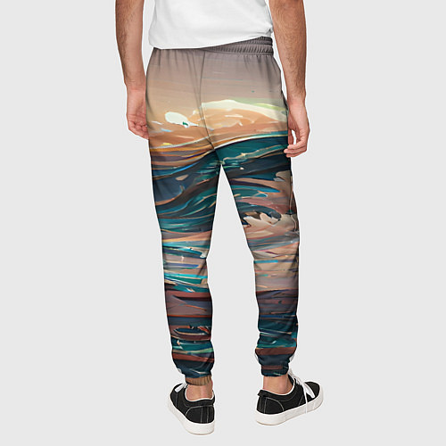 Мужские брюки Необъятный океан / 3D-принт – фото 4
