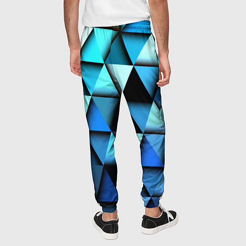 Мужские брюки Blue triangle / 3D-принт – фото 4