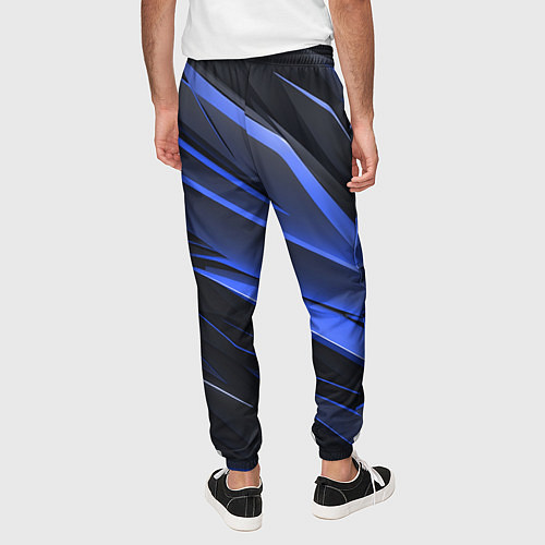 Мужские брюки Абстракия плит / 3D-принт – фото 4