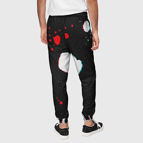 Мужские брюки Темный Скелет / 3D-принт – фото 4
