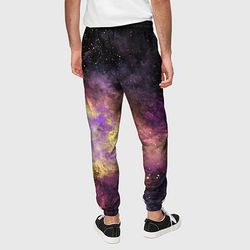 Мужские брюки Космос рождение звезды / 3D-принт – фото 4